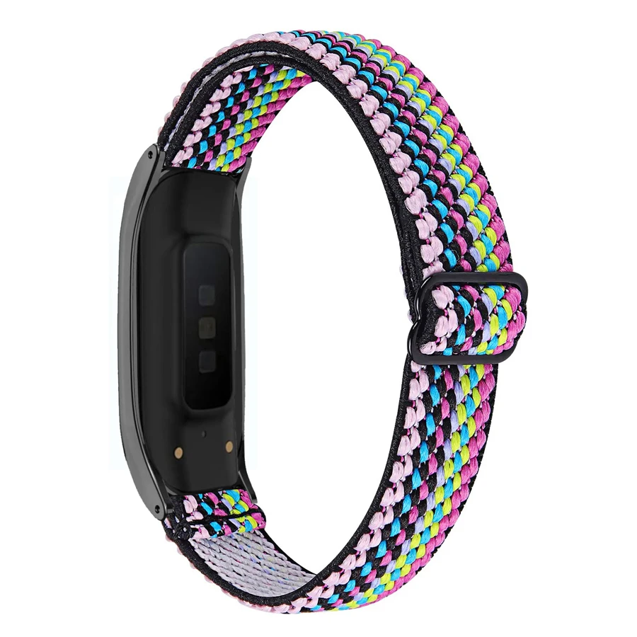 Elastic Bracelet Strap For Samsung Galaxy Fit 2 Nylon Bracelet Replacemen Fabric Wrist Watch Band For Samsung Fit 2 Sports Loop