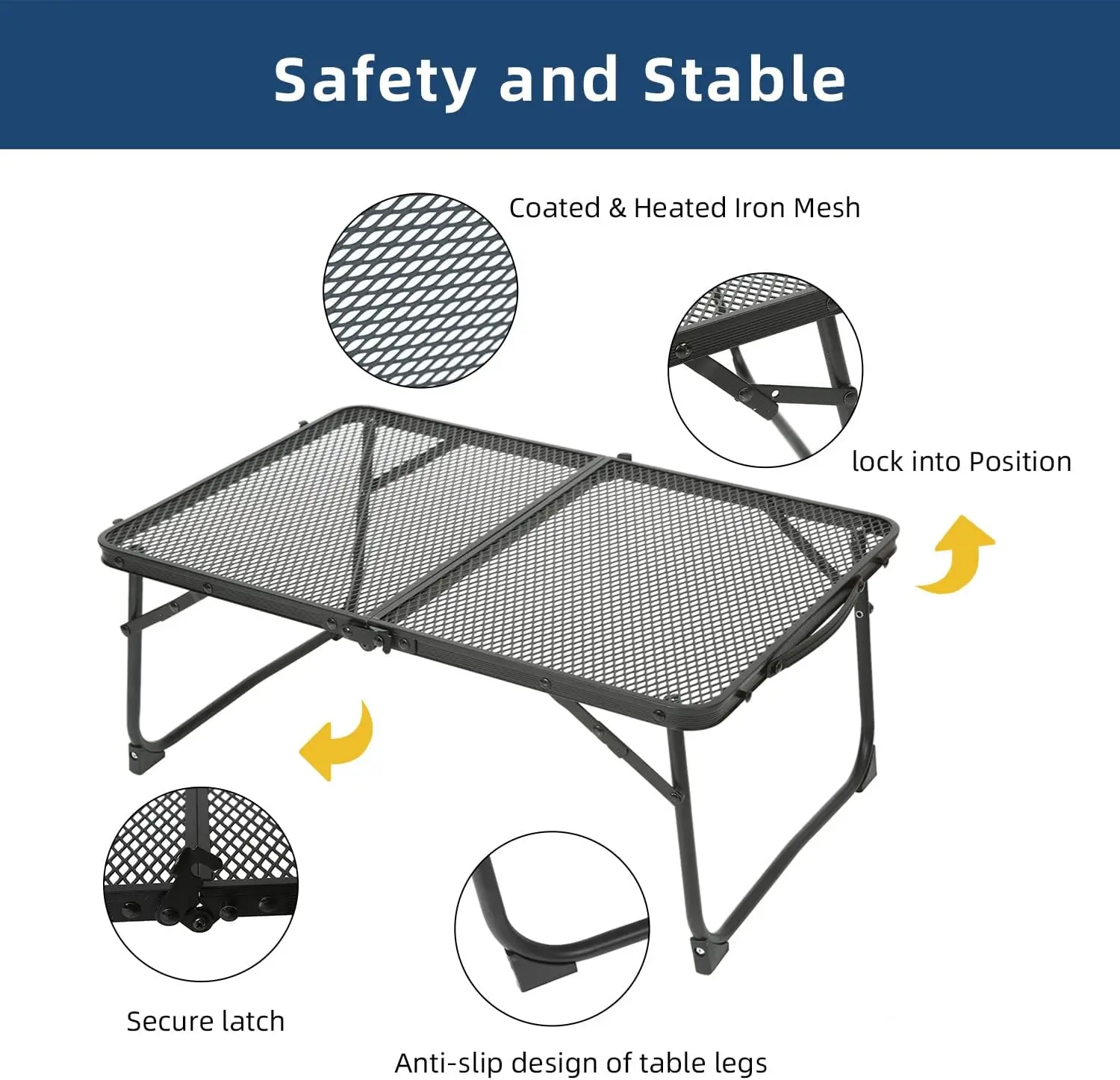 Grid Portable Lifting Folding Table Outdoor Camping Portable Barbecue Table Camping Table For Picnic BBQ Travel Car 캠핑 테이블