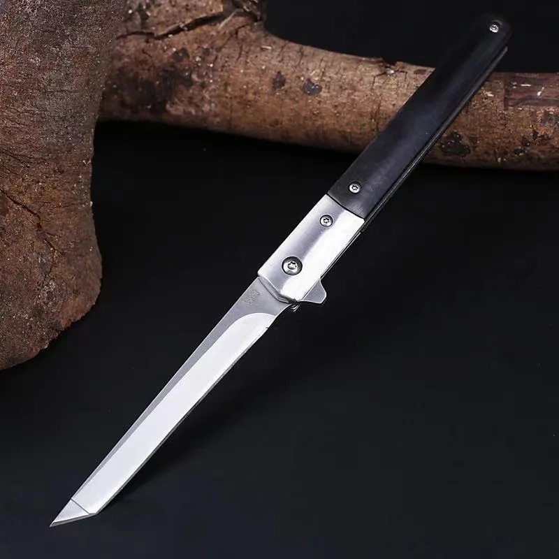 Outdoor Folding Knife Camping Survival Pen Knife Portable and Portable Multi functional Small Knife Home Fruit Knife Peeling Kni