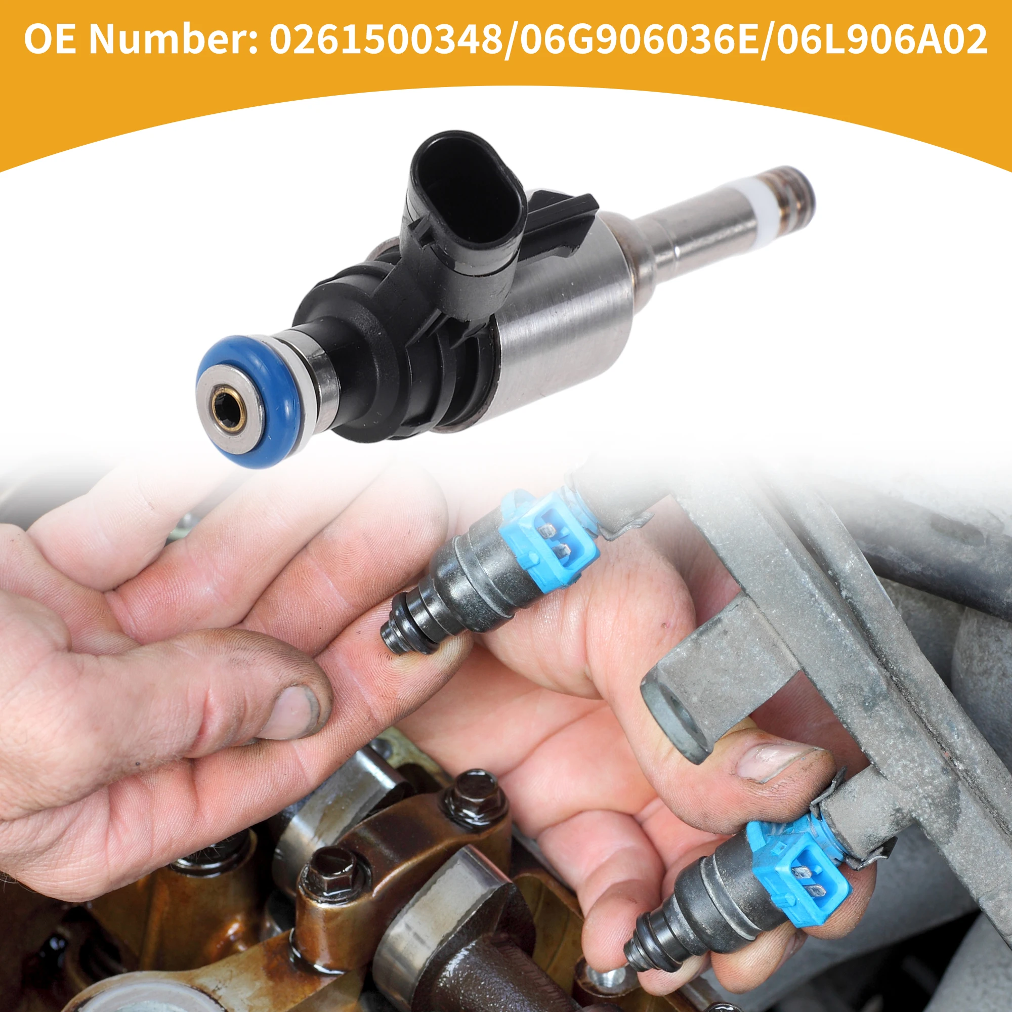 

UXCELL 1 шт. No 0261500348/06G906036E Топливная форсунка для Volkswagen Tiguan 2018-2023