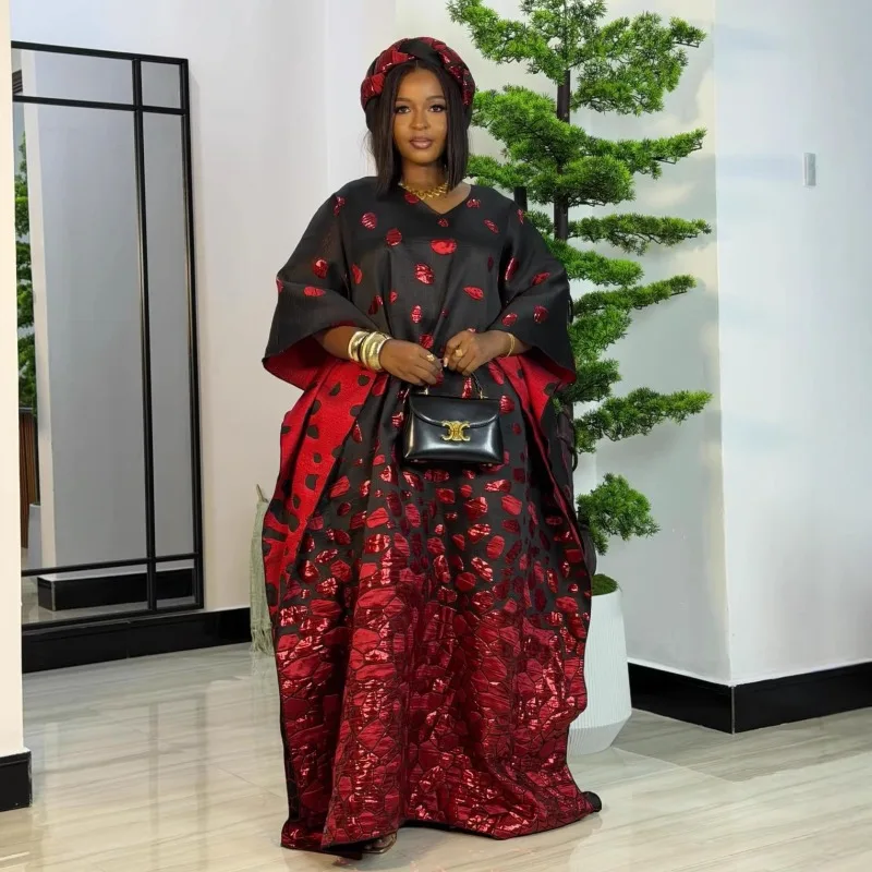 

Women Traditional Africa Dresses Dashiki Ankara Long Gown Hat Suit Abayas Robe Muslim Kaftan Dress Wedding Party Cosplay Costume