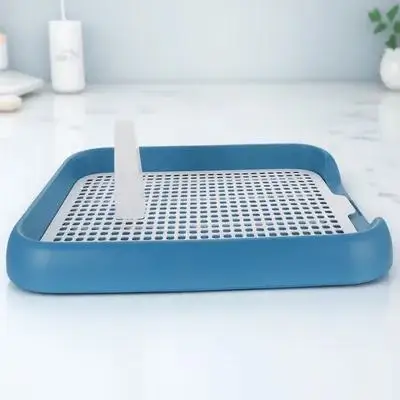 

Indoor Dog Potties Plastic Puppy Toilet Grid Design Easy to Clean Lightweight Durable Pet Toilet Indoor Dog Potties