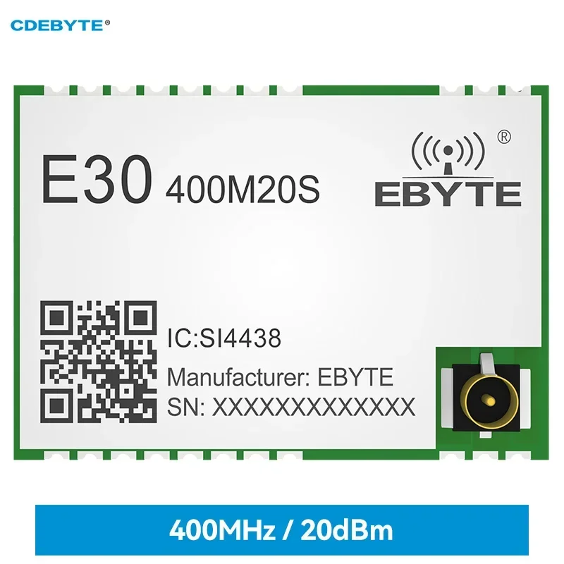 SI4463 SI4438 E30-400M20S(4463)/(4438) 433MHz 470MHz SPI 2.5km 20dBm 100mW Wireless RF Module Receiver IoT DIY