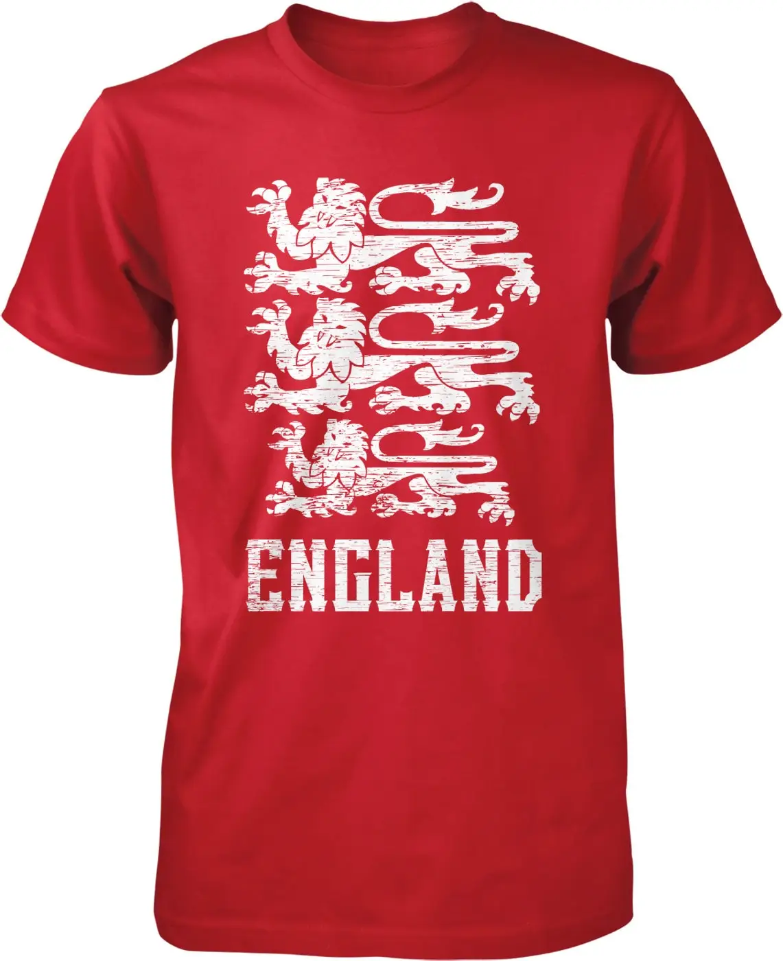 

England, Coat of Arms T Shirt For Mens Lion Print Short Sleeve 3d Printed Vintage Flag Tee Shirt