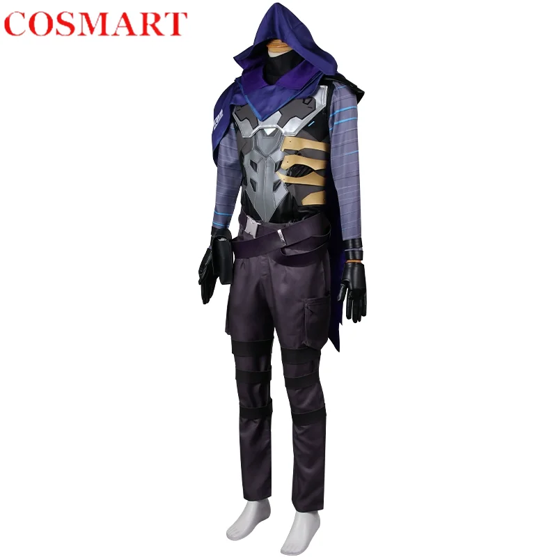 COSMART Valorant Omen Cosplay Costume Cos Game Anime Party Uniform Hallowen Play Role Clothes Clothing New Full Set Disguise