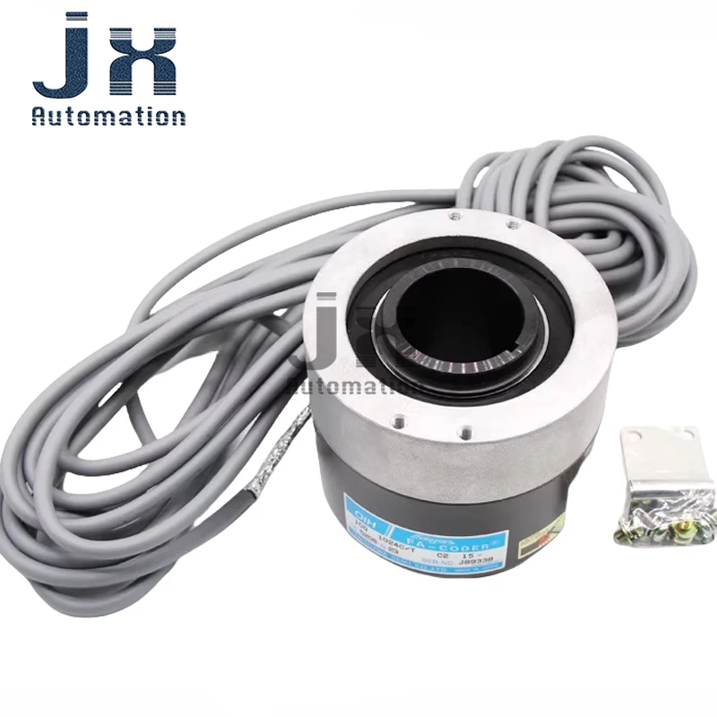 1024P/R Tamagawa Rotation Encoder DC5V Outer Diameter 100mm Inner Diameter 40mm Hitachi Elevator Encoder TS5208N23