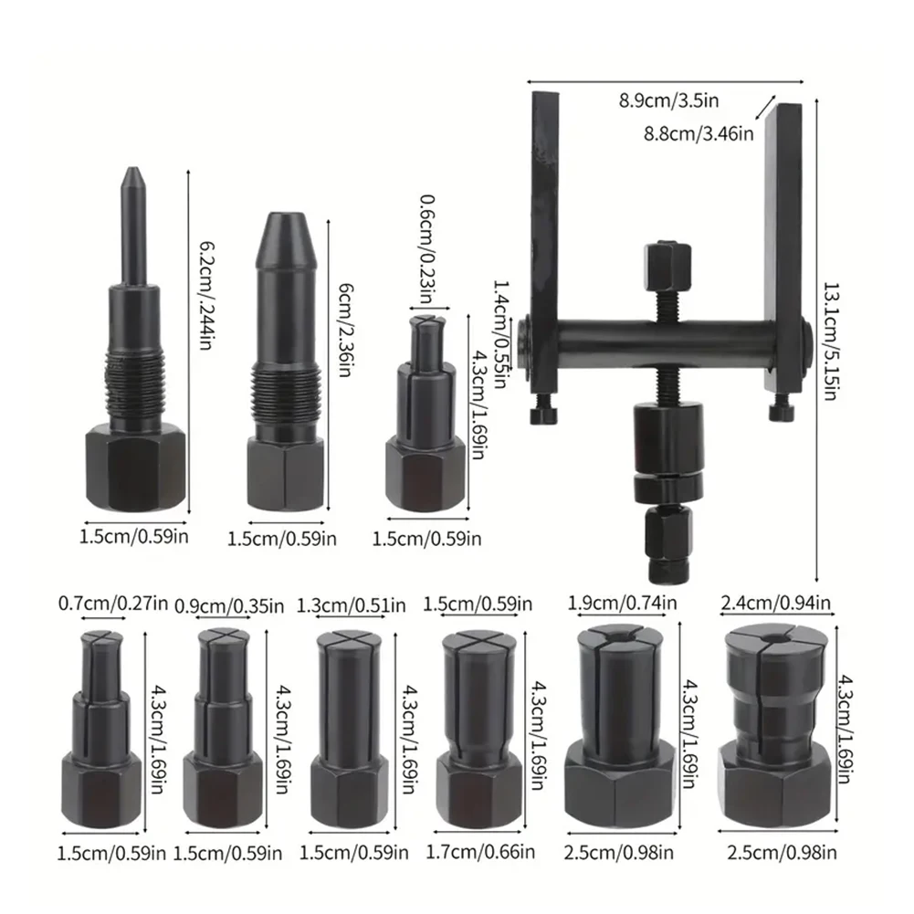 

1 Set Motorcycle Bearing Puller Kit Adjustable Practical Bearing Puller Internal Bearing Puller Kit for Wheel Hub Maintenance