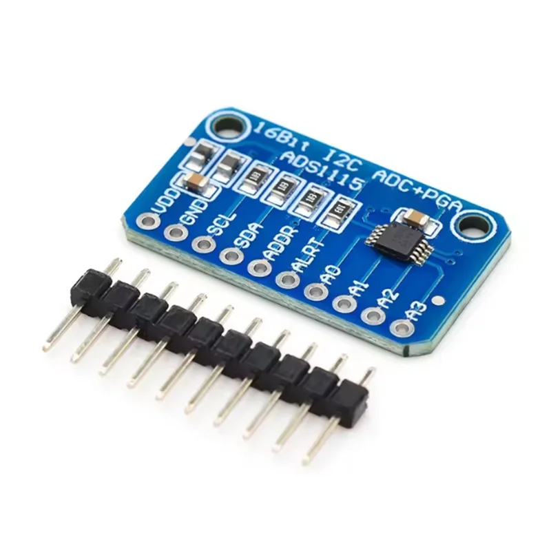 1-5PCS ADS1115 ADC Analog to Digital Converter Module with Programmable Gain Amplifier 16 Bit I2C 2.0V To 5.5V for Arduino
