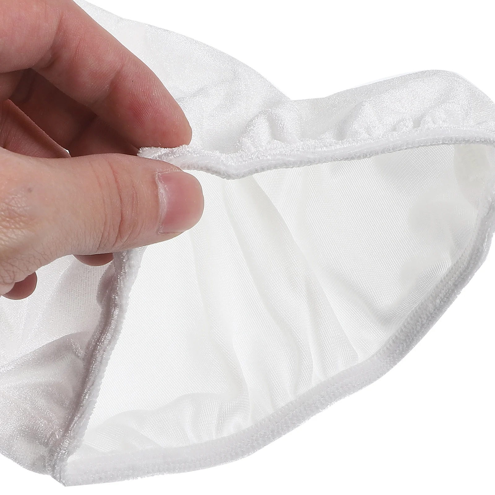 

Anti Scratch Skate Shoe Protector Size M White Stretchable Design Fits Most Skates Water Resistant Lining for Skating