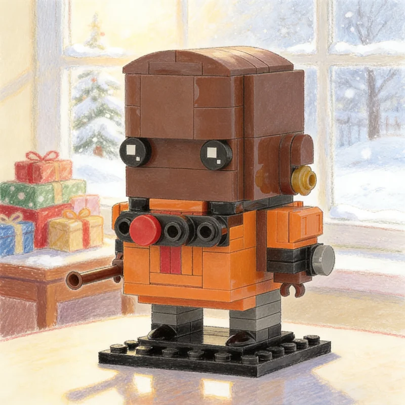 132 قطعة MOC Marsellus والاس اللب الخيال Brickheadz نموذج اللبنات هدايا عيد الميلاد لعبة فكرة تعليم البناء