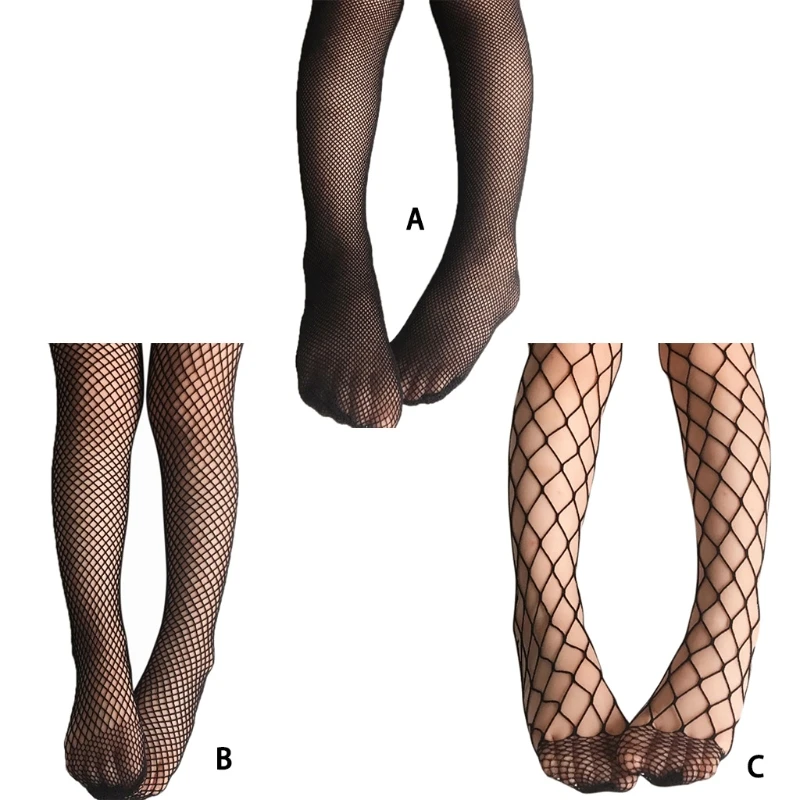 

Children's Fishnet Stockings Summer Mesh Stockings Black Fishnet Stockings Girls Pantyhose Bottoming Fishnet Stock