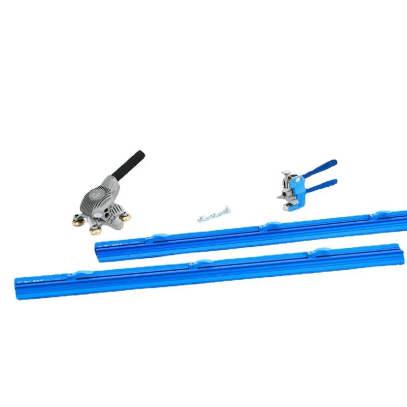 Flat Slab Track Cutting Push Cutter 2.2 To 3.8M Large Plate Manual Tile Glass Cutting Tool Stone Panel Slicing Equipment