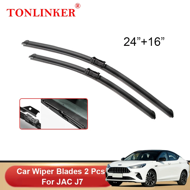 

TONLINKER Car Wiper Blades For JAC J7 Liftback 1st 2020 2021 2022 Car Accessories Front Windscreen Wiper Blade Brushes Cutter