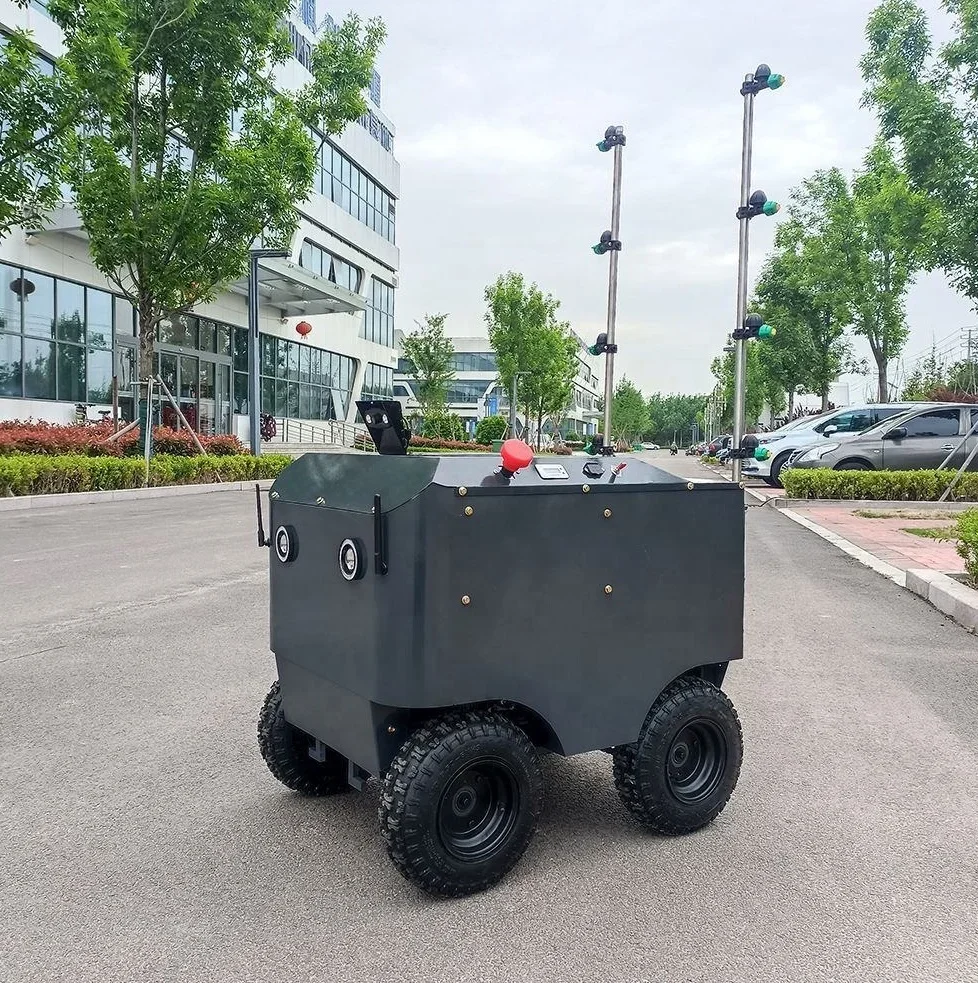 Remote Control Greenhouse Sprayer Robot Electric Self Propelled RC Pesticide Spraying Machine For Agriculture