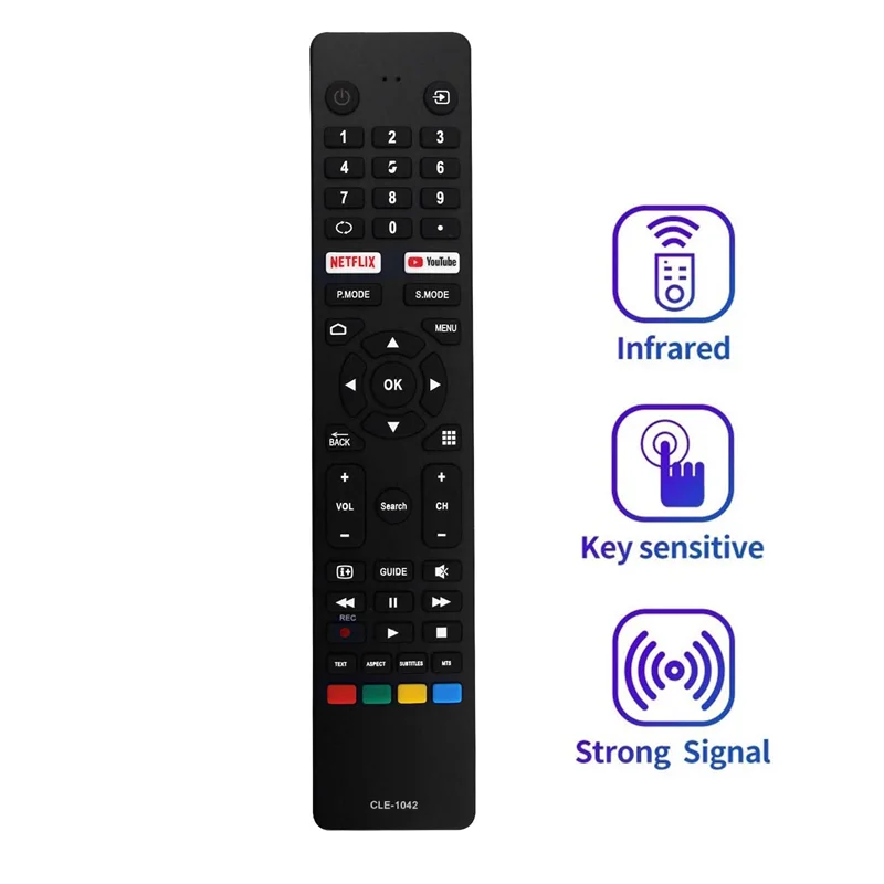 Replace CLE-1042 Remote Control for Hitachi TV 58/65/75QLEDSM20 Work for TV/AC/Audio/Projector