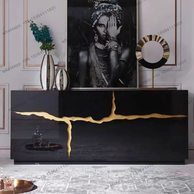 YJ Black Modern Entryway Cabinet Organizer Minimalist Luxury Designer Display Cabinet Shoe High Quality Zapateros Furniture Home