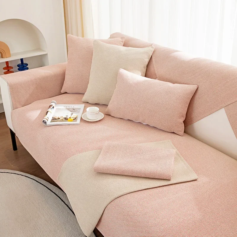 Sofa Cushion for Living Room Non-slip American Style Four Seasons Universal Sofa Towel Home Decoration Backrest Mat Home Protect