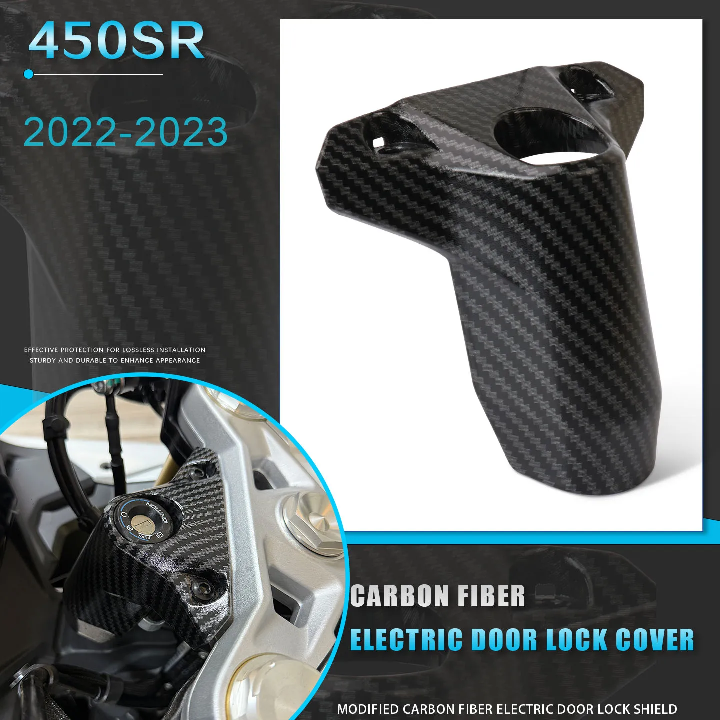 

For 450SR Motorcycle Lgnition Starter Lock Decorative Cover Keyhole Protective Cover For 450Sr 450SR 450 sr 2022 2023