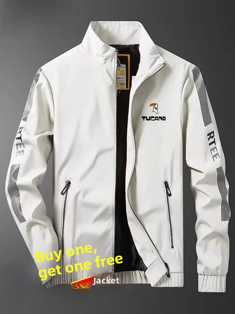 

Slim Fit Spring New Men's Jaet Thin Stand Collar Korean Sle Trendy Woodpeer Brand Outerwear Youth ular Long Sve Z...