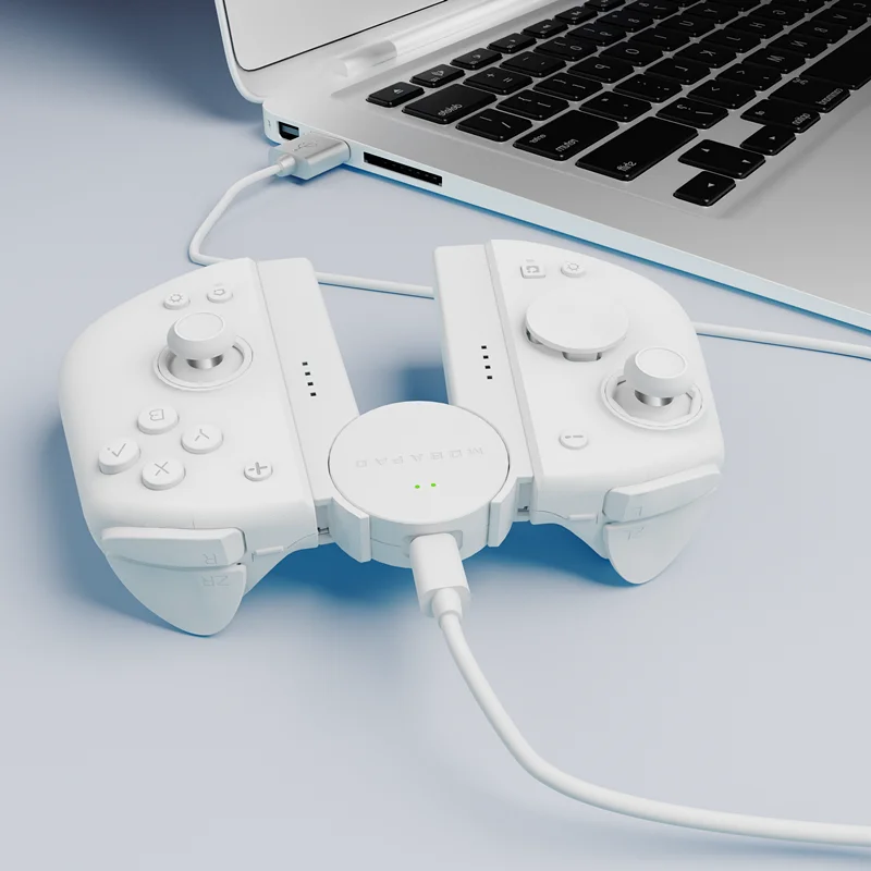 MOBAPAD Game Controller Charging Dock Grip For M6 HD/ Nintendo Switch/ Joy-con Handle V-Shaped Charger Controller Charger Stand