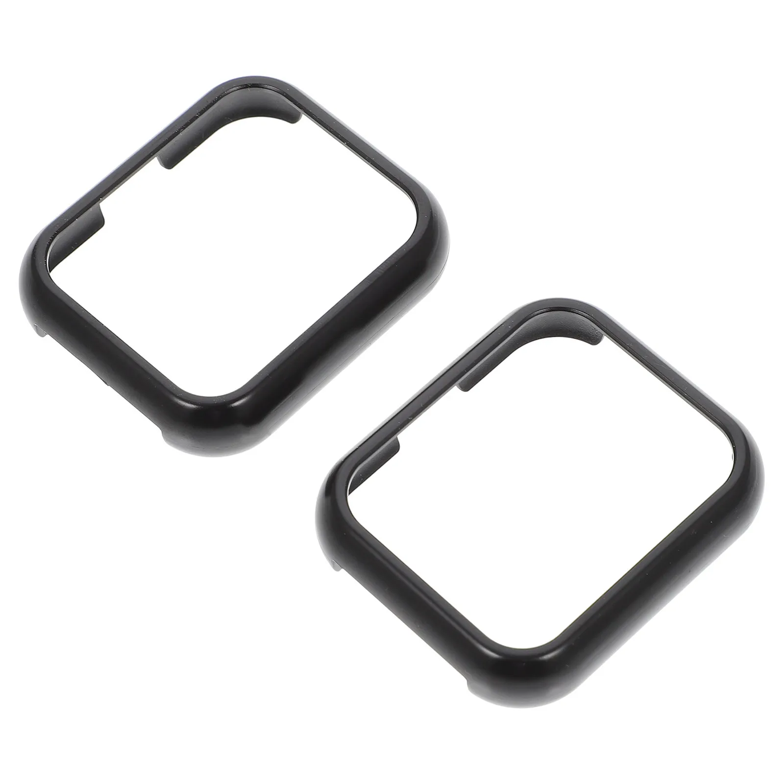 

2Pcs High Definition Touch-Sensitive Smart Watch Screen Protector Case Waterproof Dustproof Fade-Resistant All-Round Protection