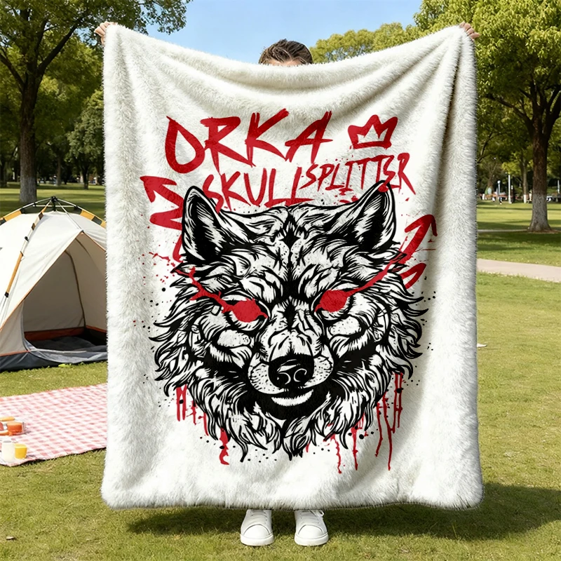 Orka Skullsplitter Soft Blanket Bloodsworn Saga, Varg No Sense, Fury of the Gods, Bookish Merch, Fantasy Book Club