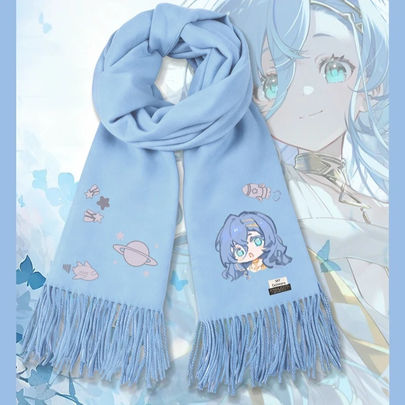 

Шарф-косплей «Тридцать семь обратных шагов» (1999) по мотивам аниме, осенне-зимний, теплый, удобный, унисекс, универсальный шарф-шаль для мужчин и женщин