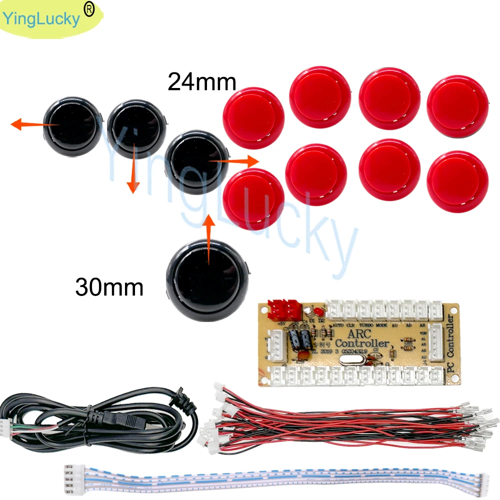 Hitbox DIY kit original Sanwa Buttons Zero Delay arcade usb