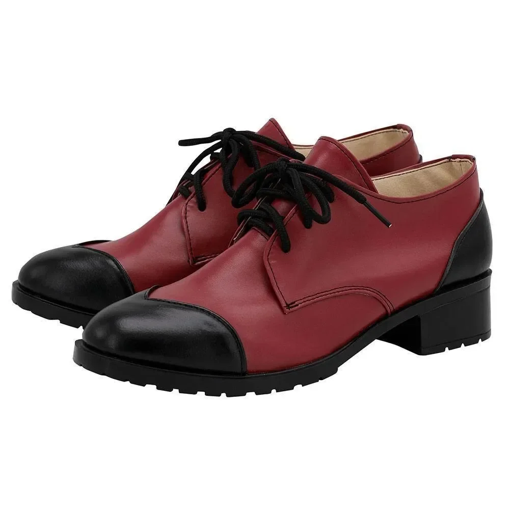 أحذية Twisted Wonderland Riddle Rosehearts التأثيرية مصنوعة حسب الطلب مصنوعة حسب الطلب دعائم حفلات الهالوين