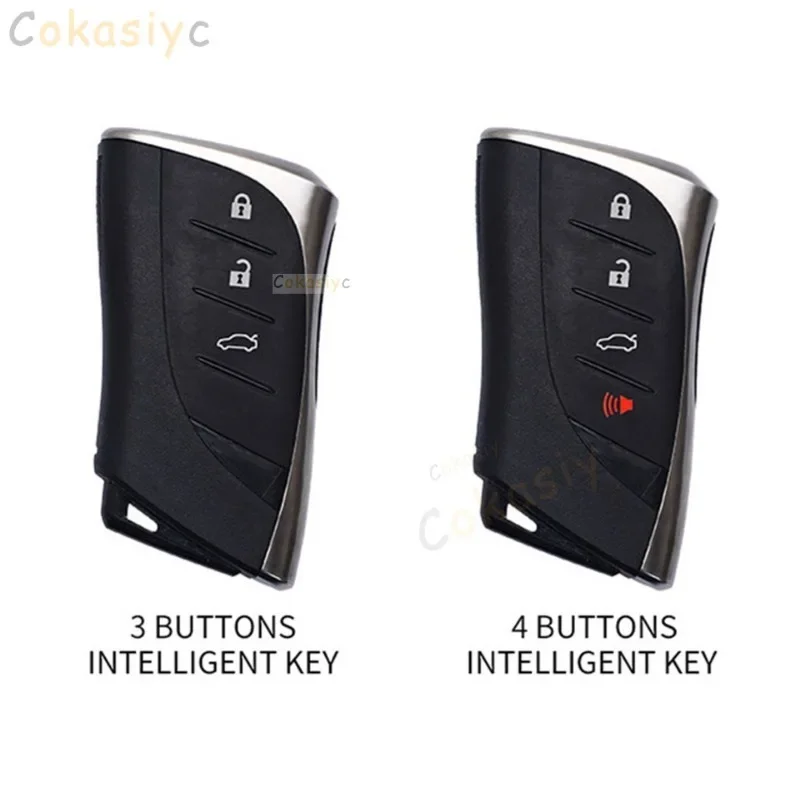 for lexus rx 300 330 350 400h is 250 200 lx 470 570 gx 460 470 ct 200h 2016 2017 2018 2019 IS ES GS RX LX GS GX NX Car key case view 2