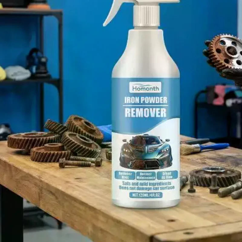 

Car Iron Powder Remover Spray Rust Dust Cleaner Protects Auto Surfaces for Paint and Wheels Excellent for Professional Cleaning