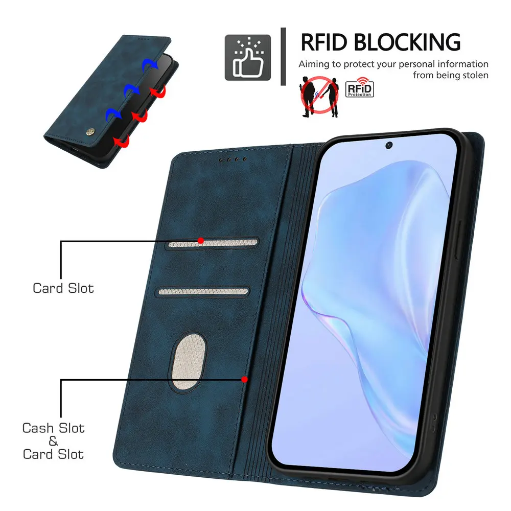 Realme GT8 Pro 5G Luxury Case Magnetic Wallet Leather RFID Phone Shell for OPPO Realme GT 8 Pro Case Realmi GT8Pro Flip Cover