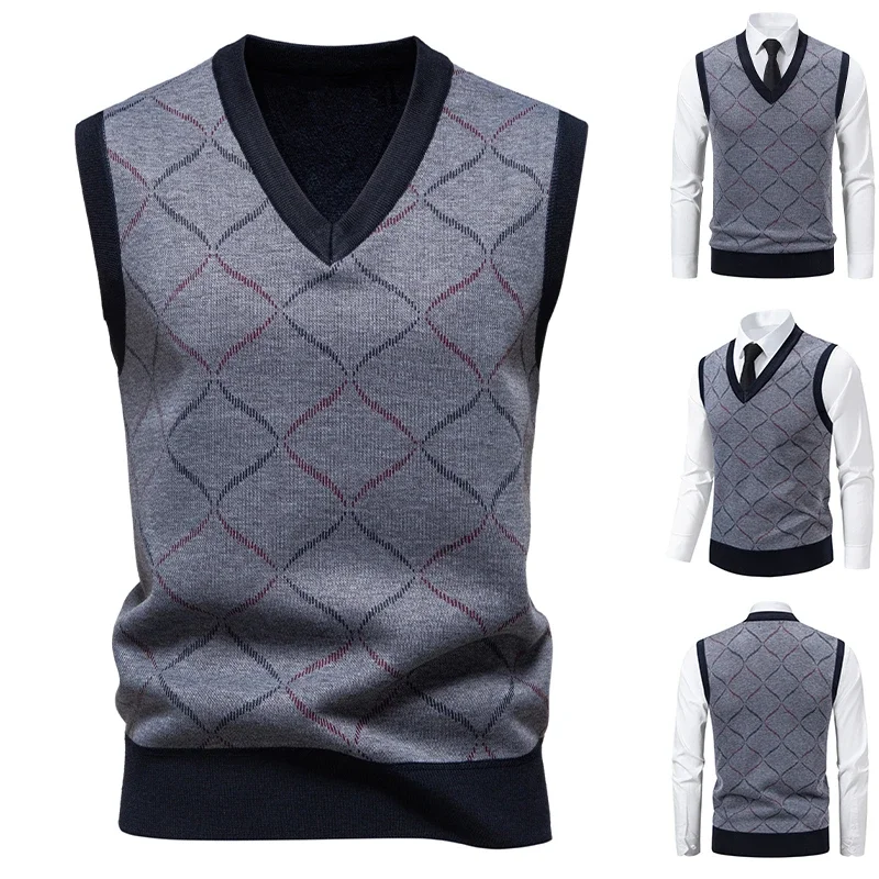 Men's 2026 V-neck Knitted Swea - Men'S Fashion V Neck Sweater บทวิจารณ์และราคา
