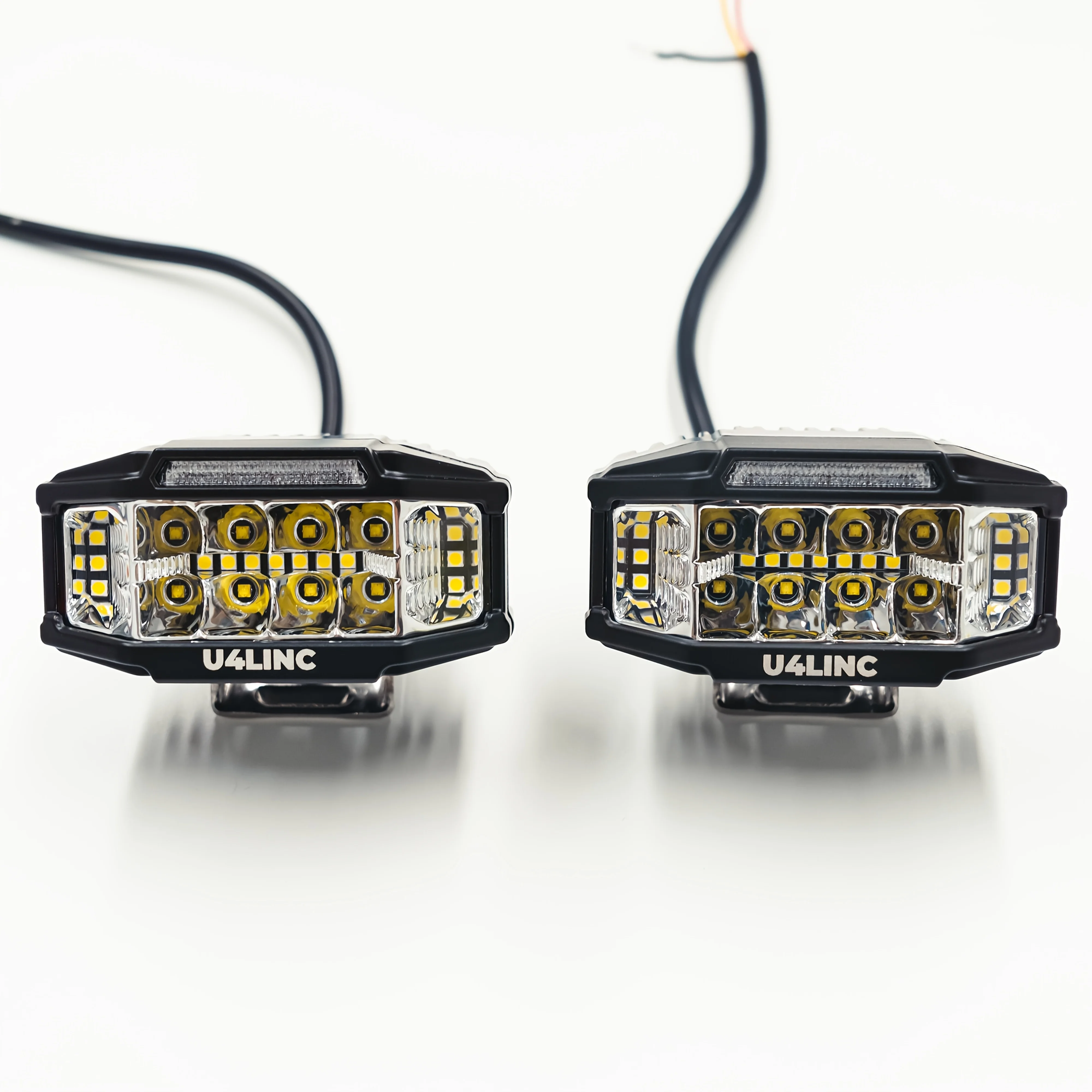 

2PCS Bright LED Light Bar 3.5" Work Light 10-32V 21W 6000K-65000K Aluminum/Stainless Steel for UTV RTV Truck SUV