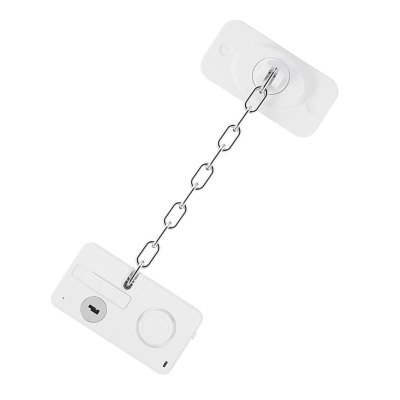 Child Safety Lock with Alarm Adjustable & easy installs Door Lock Kid Friendly Security Lock for Homes & School Use