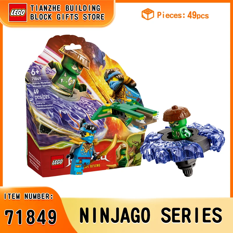 

LEGO Ninjago 71849: Ния против Мутантов – Спиннеры Спинджитсу – Эпический конструктор для сражений