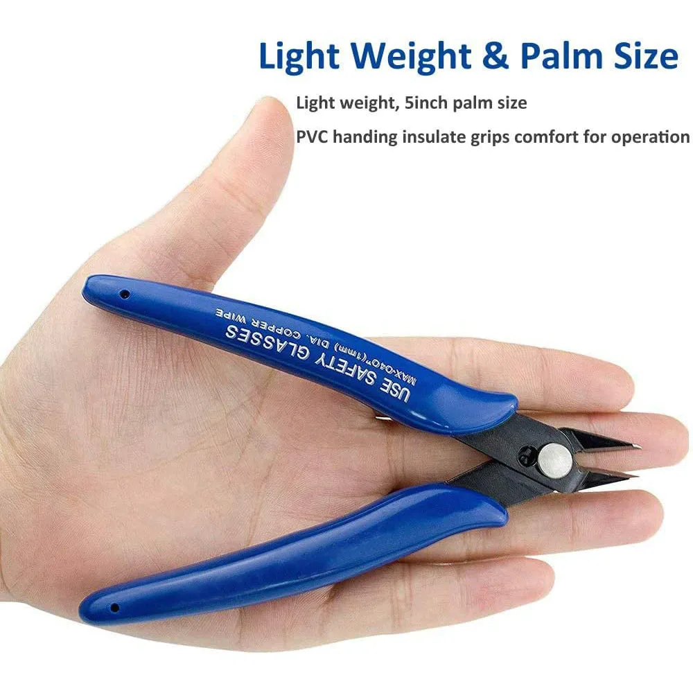 Universal Diagonal Pliers Multi Functional Tools Electrical Wire Cable Cutters Cutting Side Snips Flush Scissors 170 Hand Tools