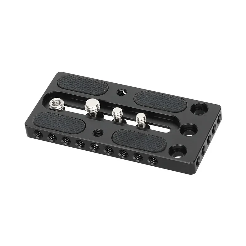 Double-Sided Camera Baseplate Quick Release Base Plate Mount For Monitor Rig Kit Accessories