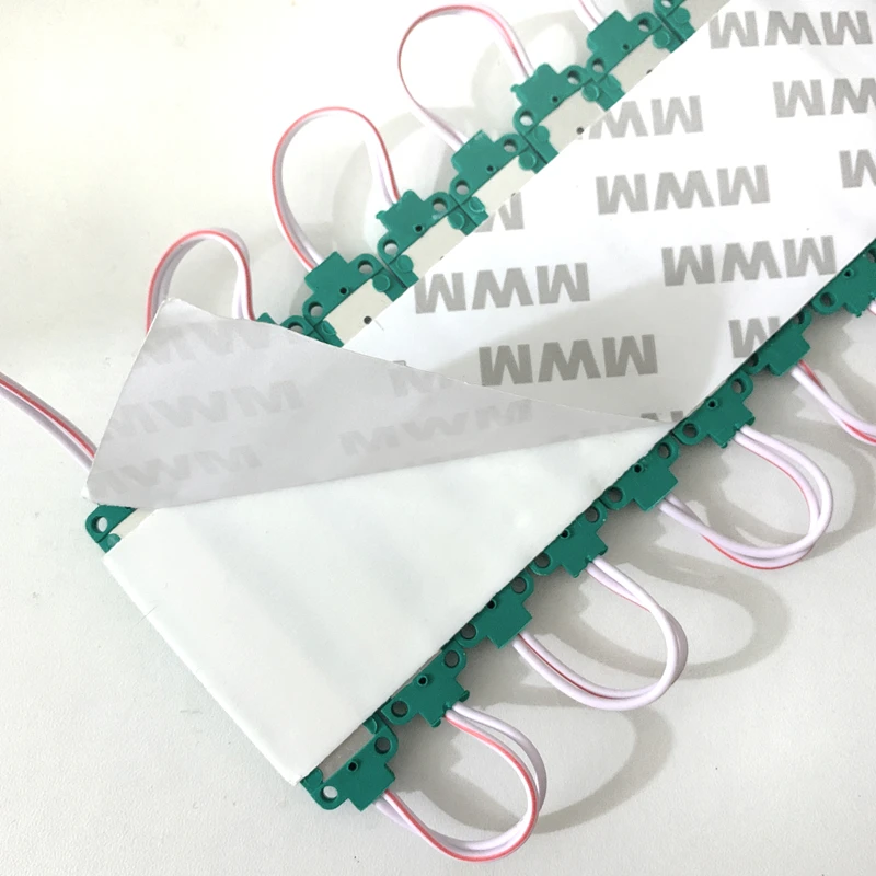 10PCS 6LED Light Modules DC12V 2.4W COB Led Module Advertising  Backlight IP65 Waterproof White Red Blue Green Yellow Pink