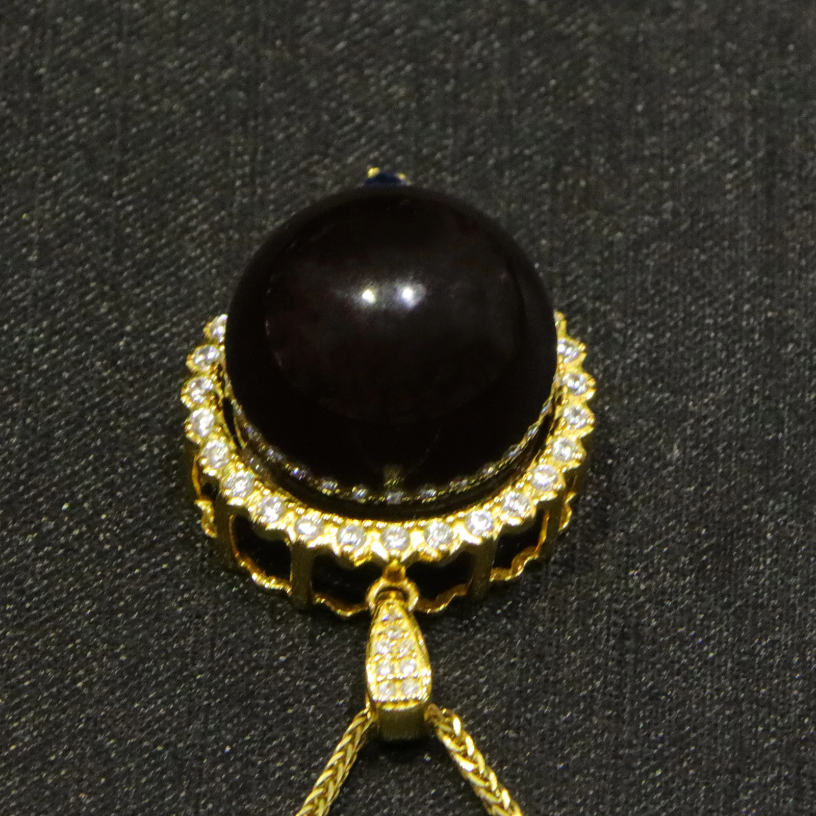 Natural Violet Amber Pendant Sterling Silver Setting 17mm Round Bead Lilac Amber Jewelry Gift for Women