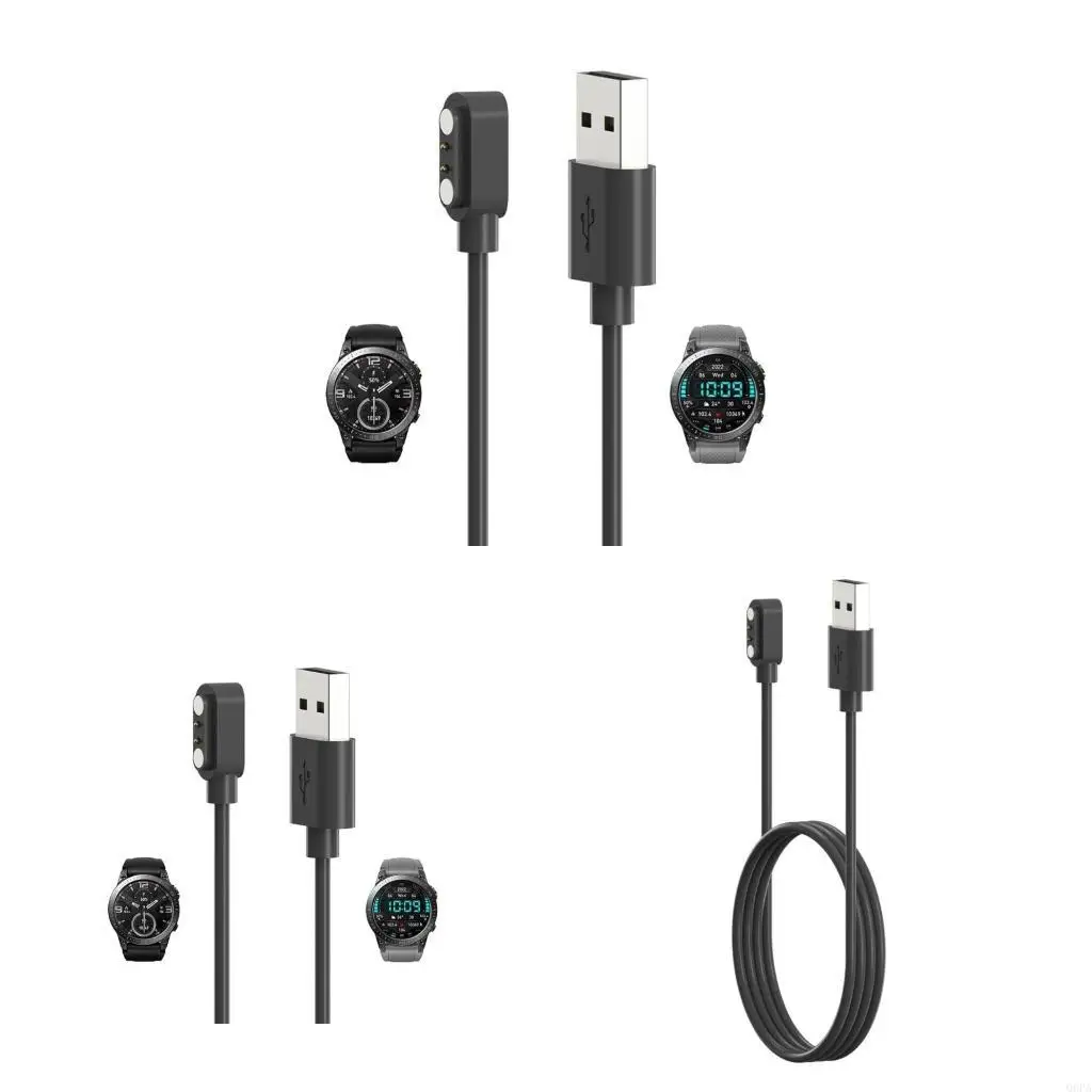 Q6PA USB Charging Cable Dock Base for Ares 3 Intelligent Watch Docking Station Cord Power Wire