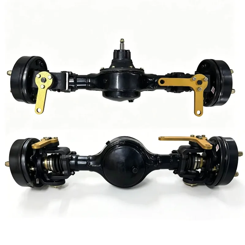 ATV Front Axle Assembly With Differential & Drum Brake For 4x4/4x2 Off-Road UTV Quad Bike