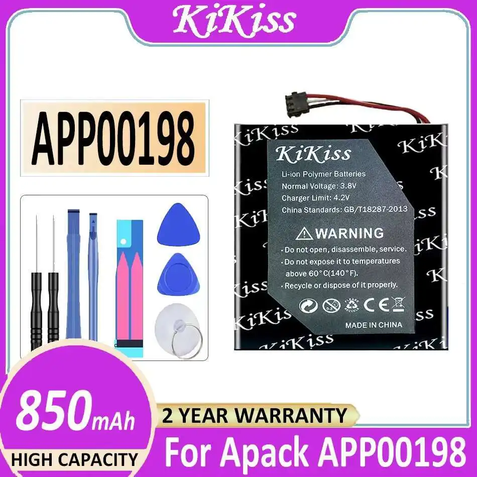 

Stable 850mAh Battery For Apack APP00198 APP00198 With Cable