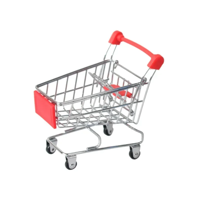 Neue Mini-Einkaufswagen Kreative Handwagen Kinder Handwerk Spielzeug Utility Warenkorb Handwerk Display Lagerung Spielzeug Halter Geschenke Für Kinder – Detail 5