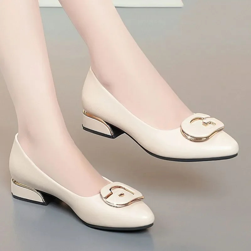 Women Fashion Sweet Light Weight Brown Spring Slip on Flat Shoes Lady Casual Black Pu Leather Office Loafers Zapatos Mujer B9646