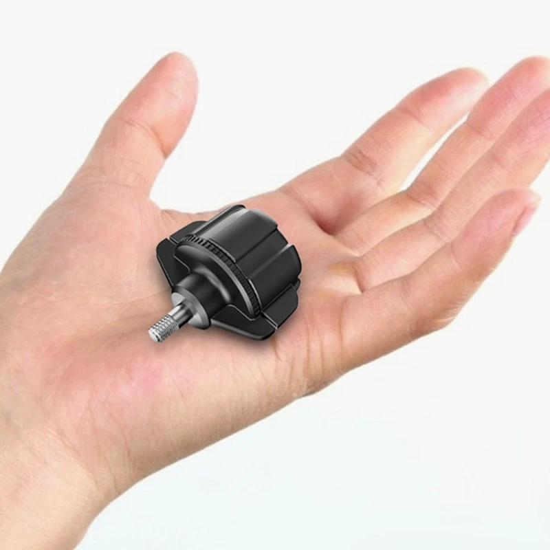 Verbesserter 17-mm-Kugelkopf auf 1/4-Schrauben-Adapter aus Kunststoff mit 5,1 Höhe, langlebig für Handy-Zubehör