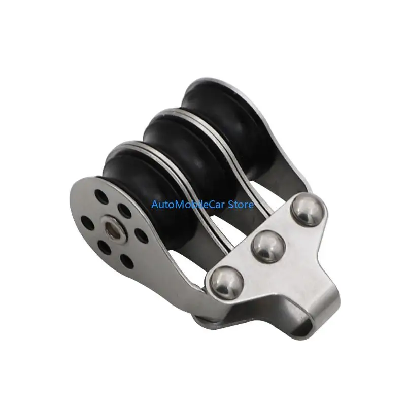 G8TE Marine Rope Guide Block Metal Texture for Yacht Deck Line Replacement Use