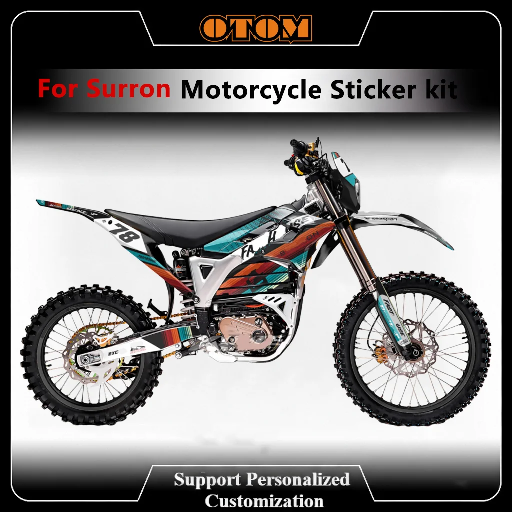 for-surron-storm-bee-motocross-customize-full-sticker-kit-holographic-chrome-glossy-graphic-background-decals