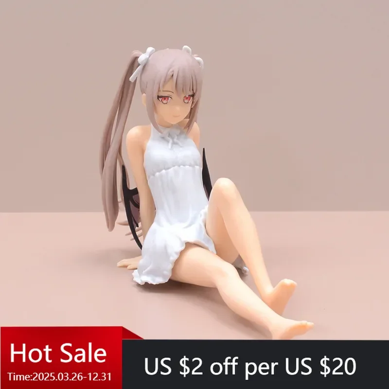 

Anima Character Little Devil Rurudo Beautiful Girl Sitting Posture Car Desktop Ornament Home Crafts Small Figurines & Miniatures