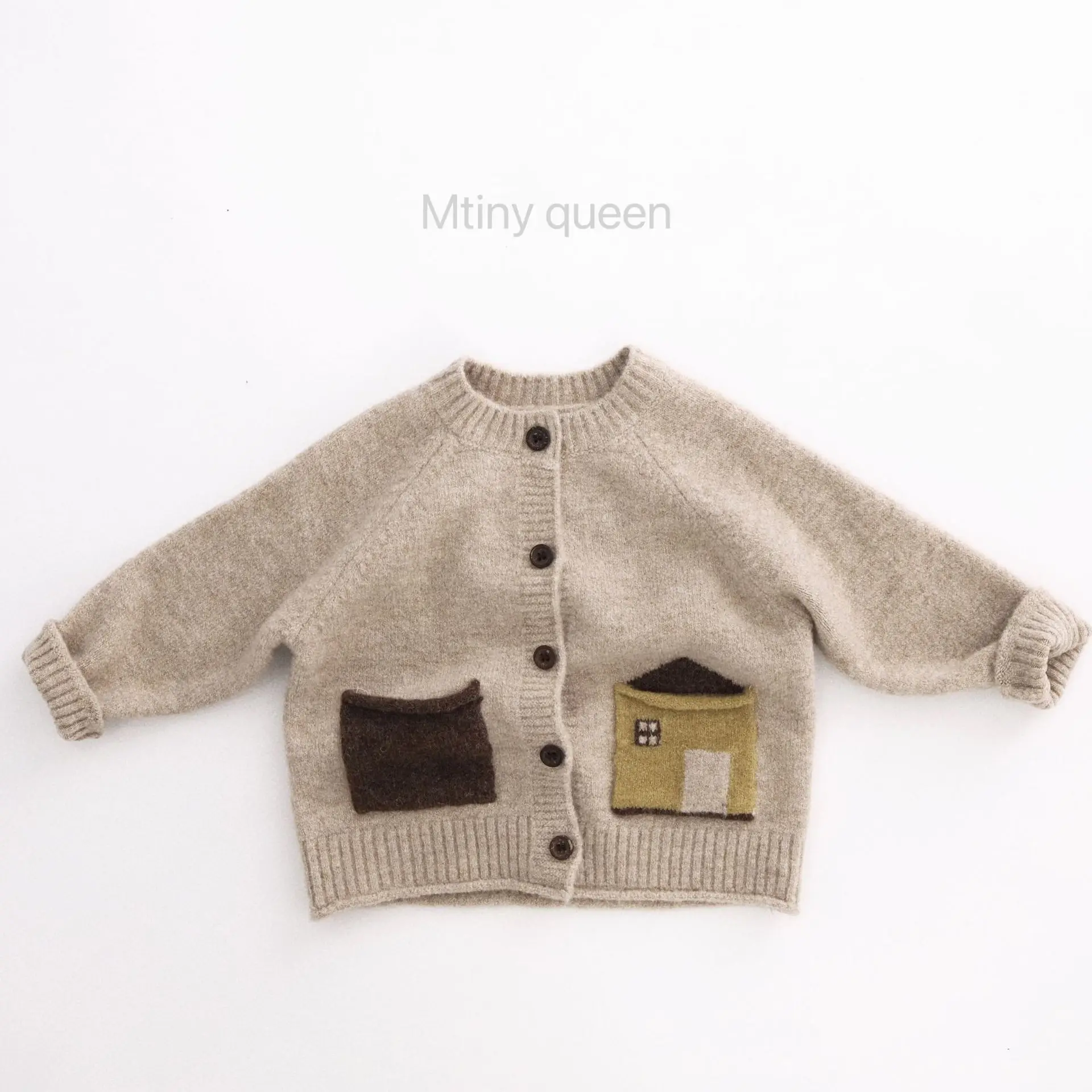 2026 Herbst Kinder Wollmischung Cartoon-Strickjacke |   Niedlicher Strickpullover für Unisex-Kleinkinder 1-6 Jahre